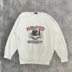Paw State University Mastiff Pullover Crewnecka